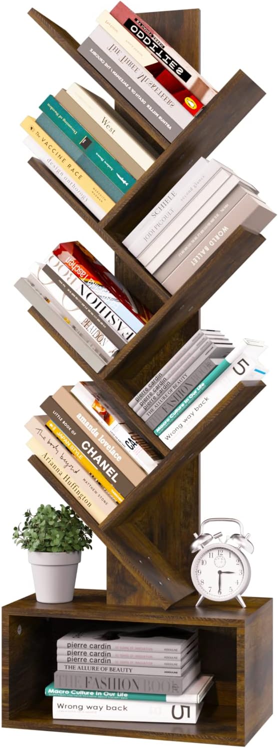 Bookcase Wood Shelf - Книжный стеллаж Yoobure Tree - 6-ярусный
