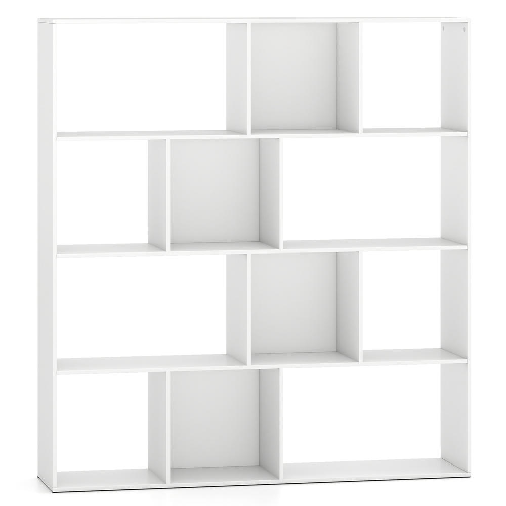 Bookcase Wood Shelf - Открытая книжная полка-стеллаж с отделениями для