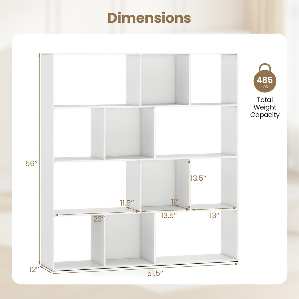 Открытая книжная полка-стеллаж – обзор и цена Bookcase Wood Shelf