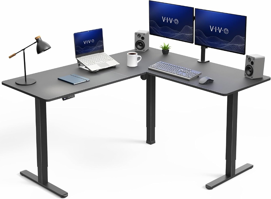 Угловой стол VIVO с электропри – обзор и цена Home Office Vivo