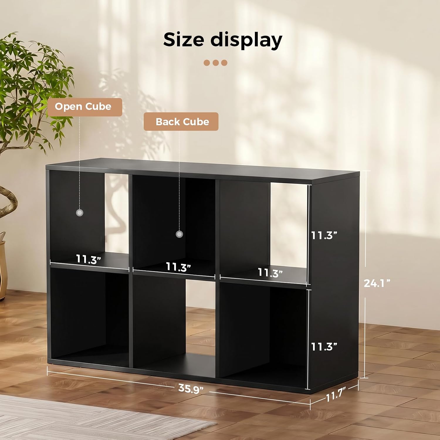 Органайзер для хранения из 6 с – обзор и цена Bookcase Wood Shelf