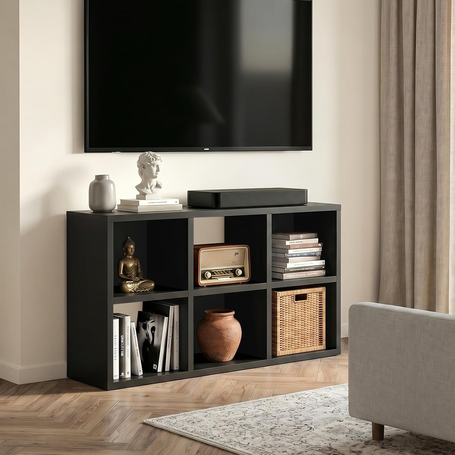 Органайзер для хранения из 6 с – обзор и цена Bookcase Wood Shelf