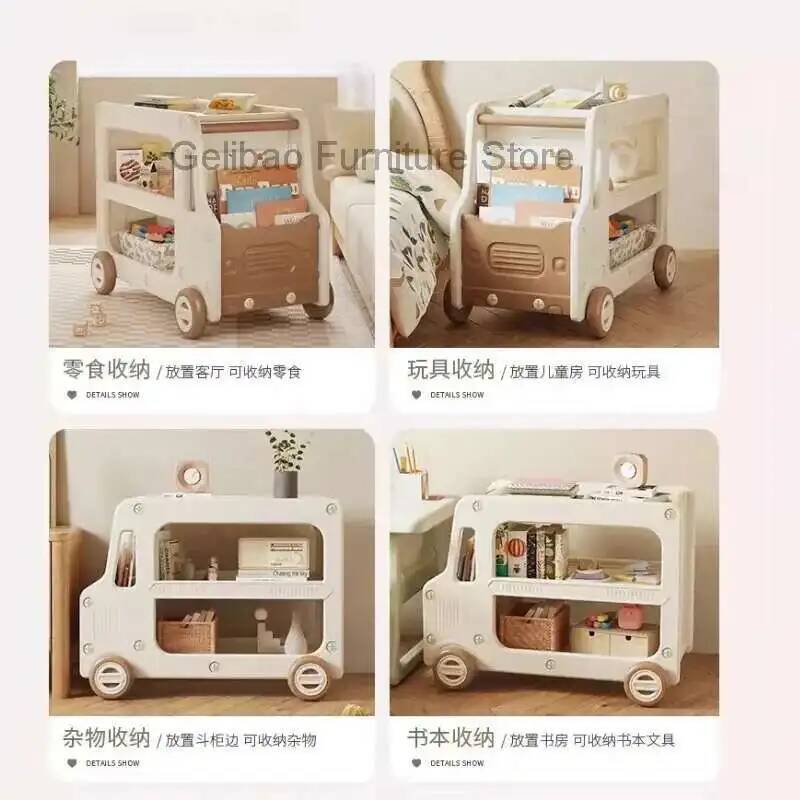 Книжный шкаф Монтессори, книжн – обзор и цена Bookcase Wood Shelf